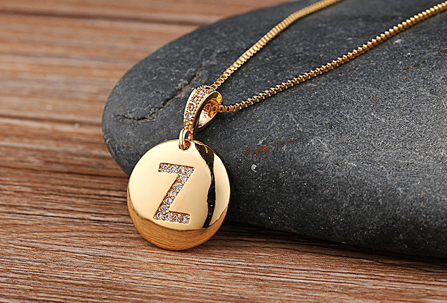 Nidin initial letter necklace by 𝕄𝕔 𝕋𝕙𝕖 𝔹𝕝𝕒𝕔𝕜 𝔻𝕚𝕒𝕞𝕠𝕟�