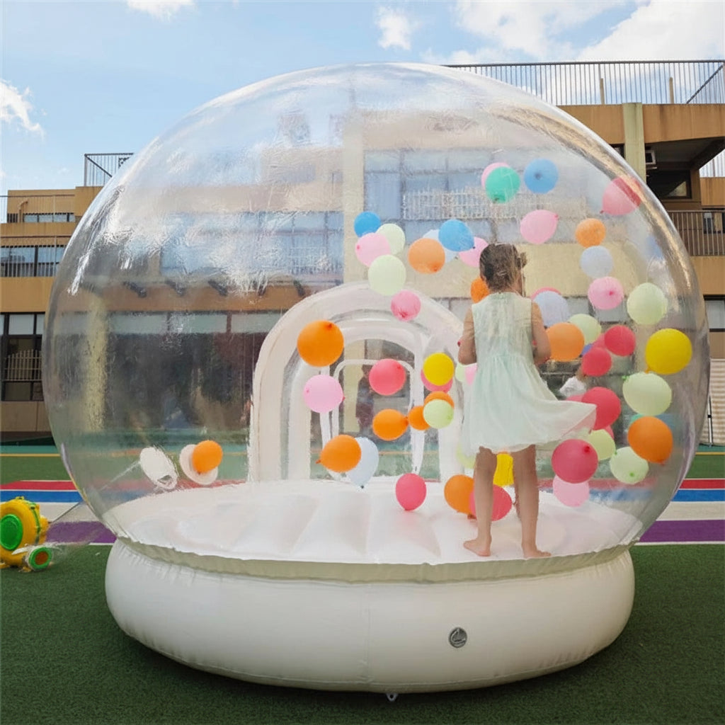 Outdoor Transparent Inflatable Crystal Dome Bubble Rooms Inflatable Bubble Tent With Balloons Inflatable Bubble House - https://mohammadcollection.com