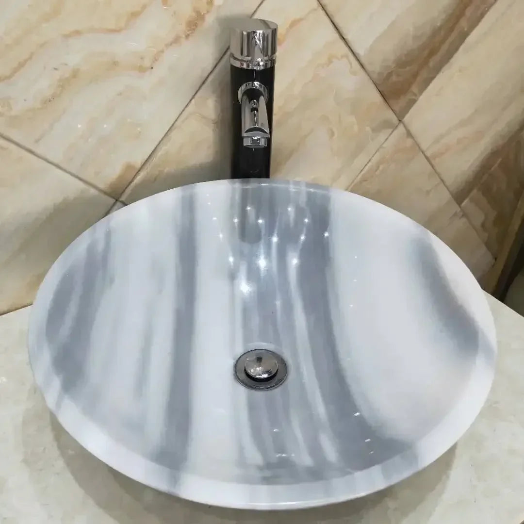 Bathroom Decorative Washbasin Rose Quartz Bowl Handmade Luxury Gemstone Rose Quartz - https://mohammadcollection.com