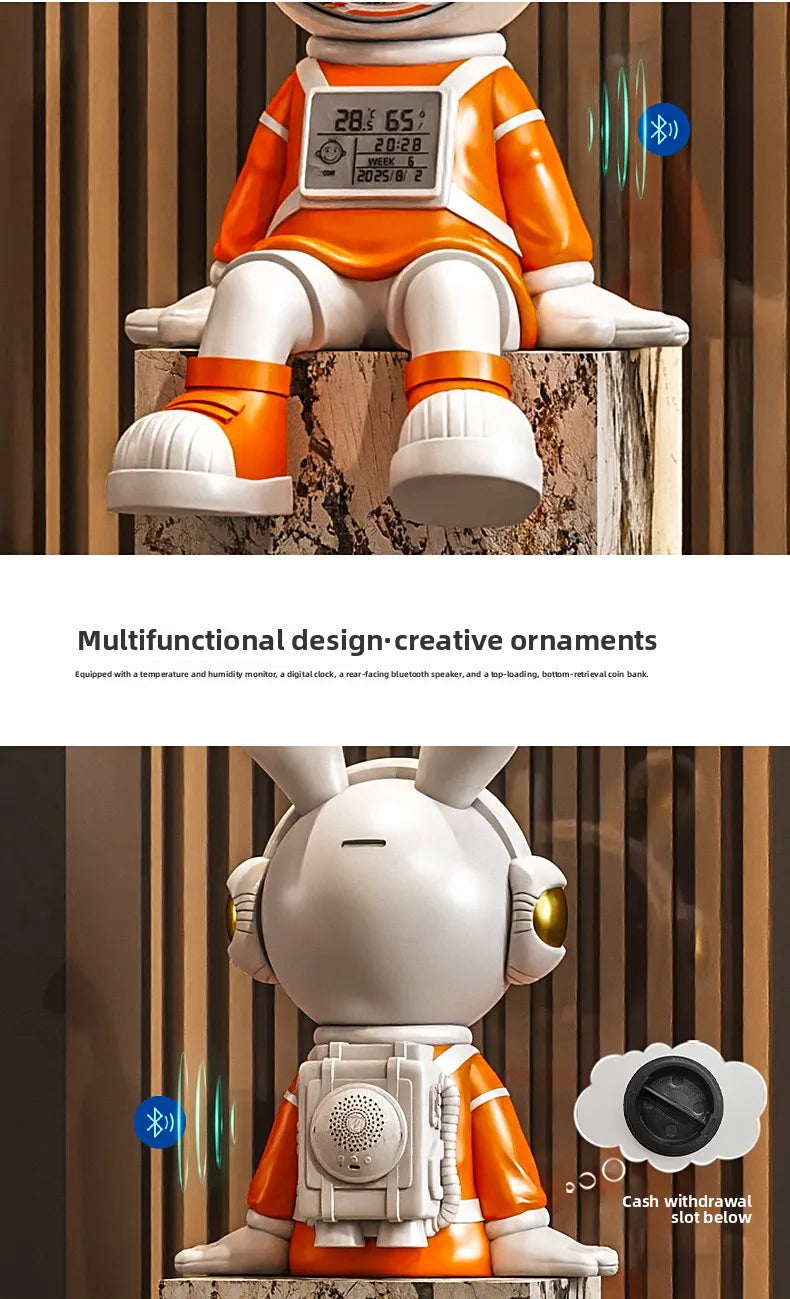 Astronaut Rabbit Sitting Desk Decoration Nordic Luxury Living Room Entrance TV Cabinet Decorative Figurines Housewarming Gift - ๐๐ฎ ๐๐๐ ๐น๐๐๐๐ ๐ป๐๐๐๐ ๐๐