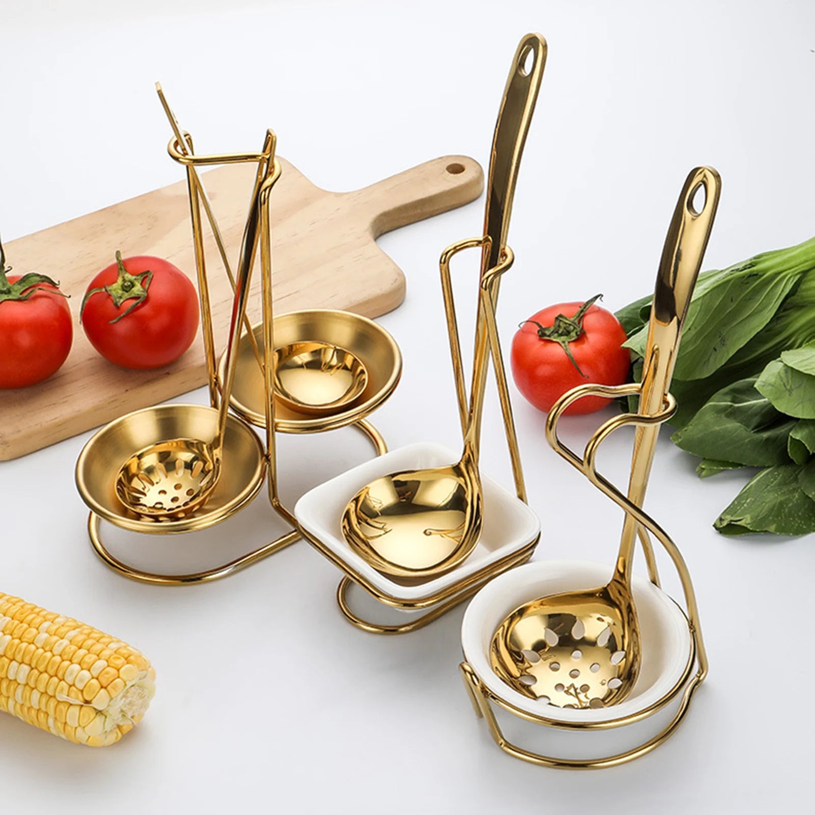 Black stainless steel slotted spoon and whisk holder from 𝕄𝕔 𝕋𝕙𝕖 𝔹𝕝𝕒𝕔𝕜 𝔻𝕚𝕒𝕞𝕠�