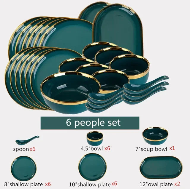 Green ceramic steak food plate by 𝕄𝕔 𝕋𝕙𝕖 𝔹𝕝𝕒𝕔𝕜 𝔻𝕚𝕒𝕞𝕠𝕟�
