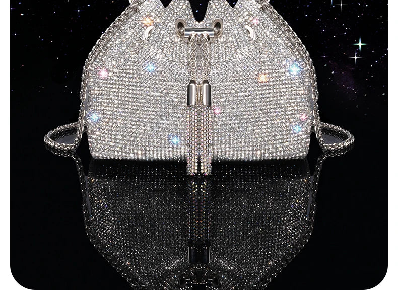 Luxury diamond evening bag by 𝕄𝕔 𝕋𝕙𝕖 𝔹𝕝𝕒𝕔𝕜 𝔻𝕚𝕒𝕞𝕠𝕟𝕕