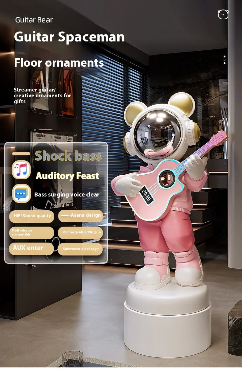 Large Astronaut Floor Decor Modern Luxury Cartoon Character Statue Sculpture Creative Living Room Decoration Housewarming Gift - ๐๐ฎ ๐๐๐ ๐น๐๐๐๐ ๐ป๐๐๐๐ ๐๐