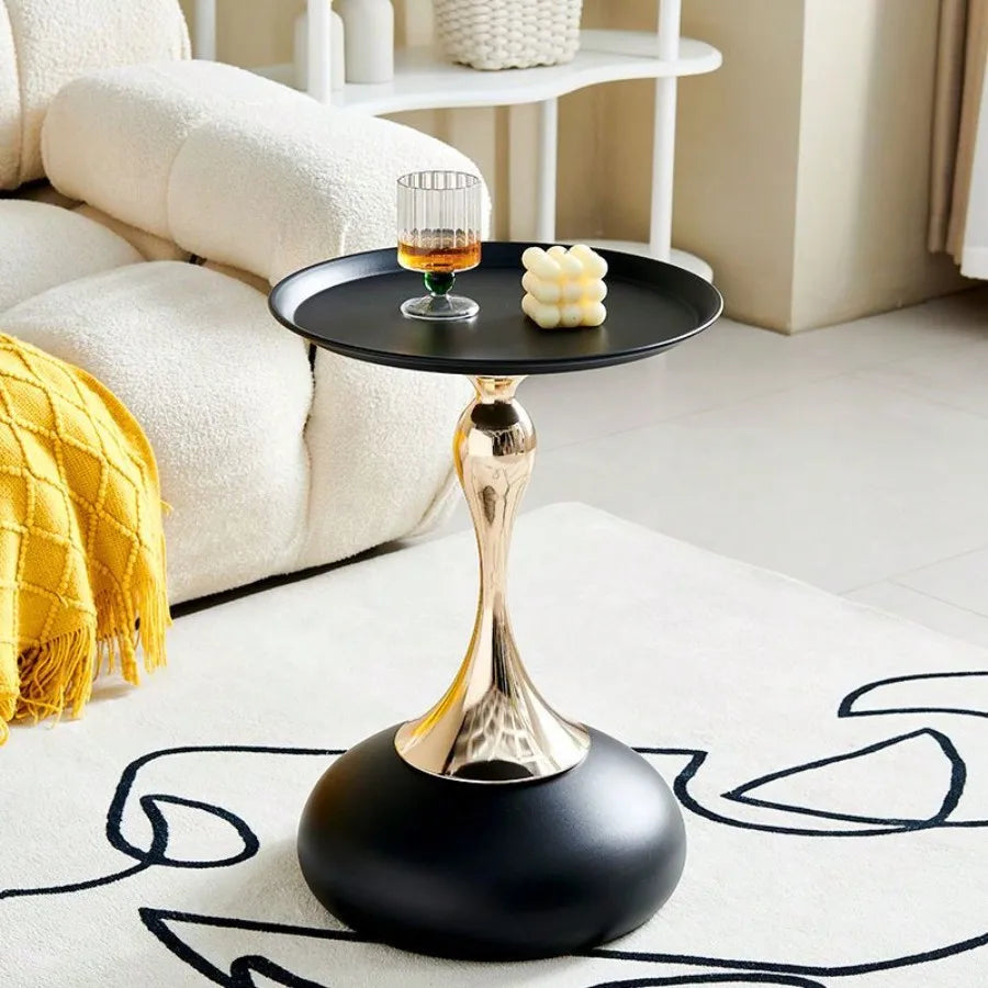Nordic Sofa Side Table High-end Corner Tables Living Room Mini Table Balcony Coffee Tables Storage Rack Iron Bedside Table - https://mohammadcollection.com