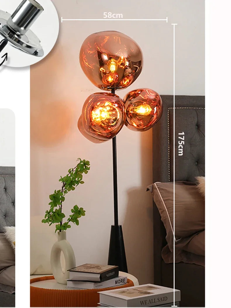 Luxury-simplified floor lamp, living room lamp, bedroom lamp, villa study floor lamp - https://mohammadcollection.com