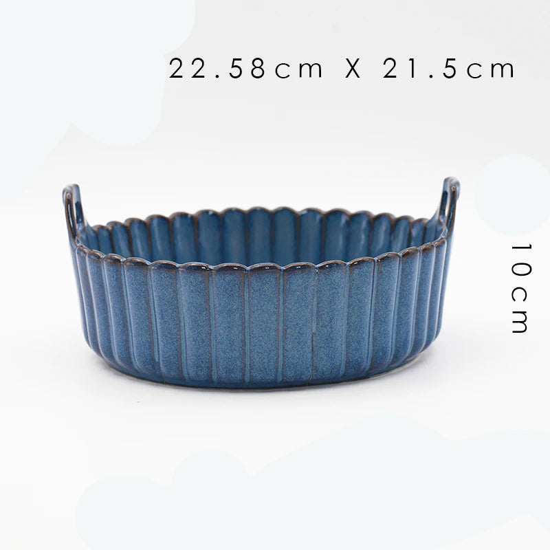Western dinnerware set by MC THE BLACK DIAMOND featuring kiln-variable glazed tableware for elegant dining.