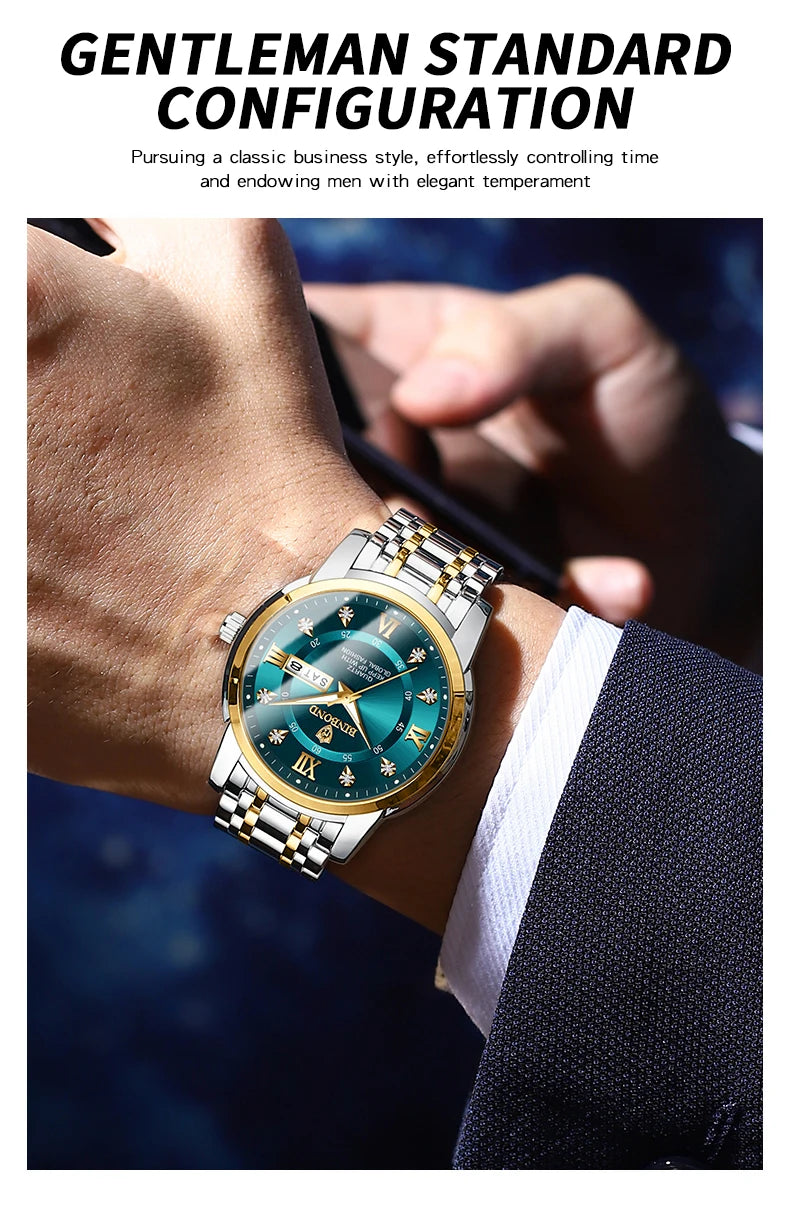 2025 Top Brand Luxury Fashion Diver Watch Men 30ATM Waterproof Date Clock Sport Watches Mens Quartz Wristwatch Relogio Masculino - https://mohammadcollection.com