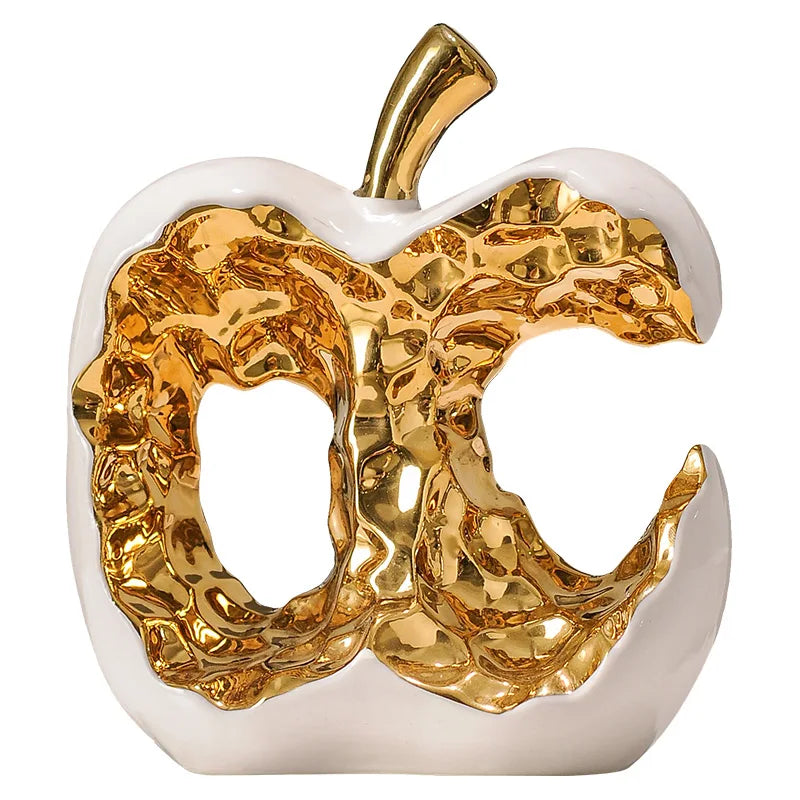 Light Luxury Home Decor Ceramic Apple Ornament Modern Living Room TV Cabinet Wine Cabinet High-end Art Decorative Figurines Gift - ๐๐ฎ ๐๐๐ ๐น๐๐๐๐ ๐ป๐๐๐๐ ๐๐