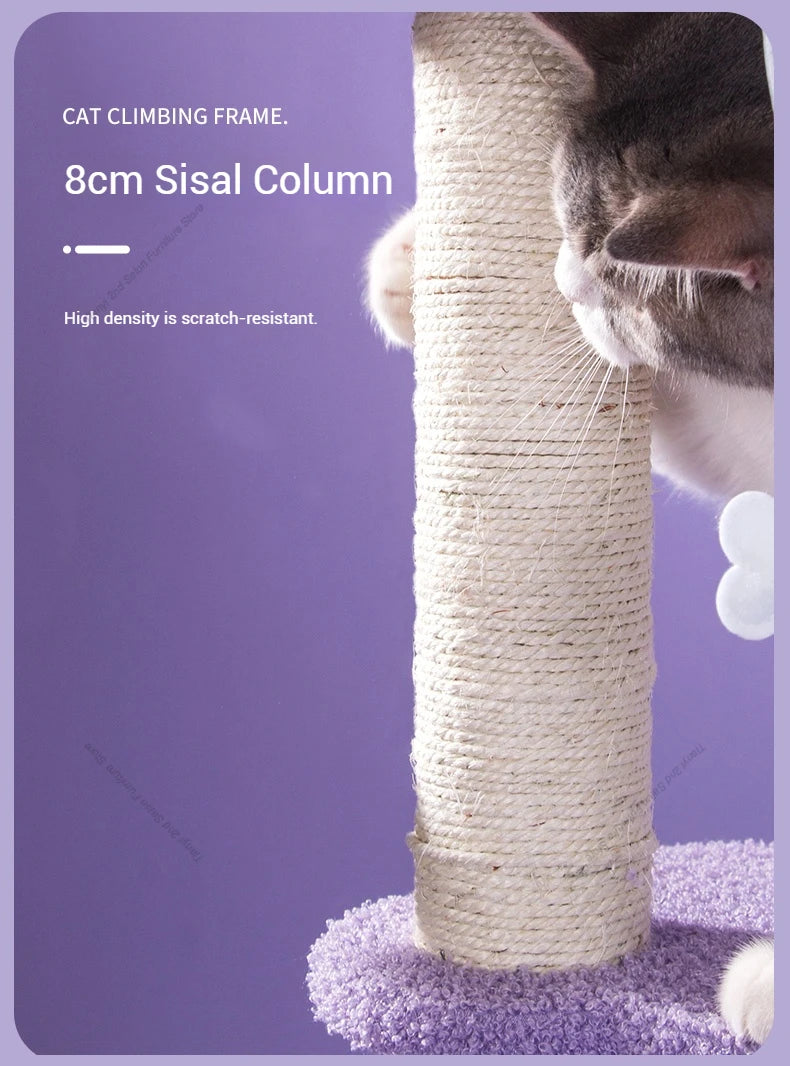 Designers Denmark Cat Climbing Frame Nordic Luxury Space Capsule Cat Tree Scratching Post Cat Castle Pet Products Árbol Gato FYC