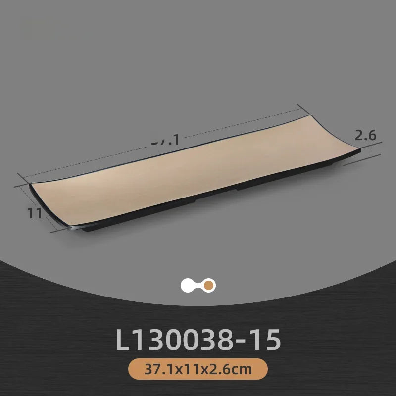 Rectangular melamine dinner plate from 𝕄𝕔 𝕋𝕙𝕖 𝔹𝕝𝕒𝕔𝕜 𝔻𝕚𝕒𝕞𝕠𝕟�