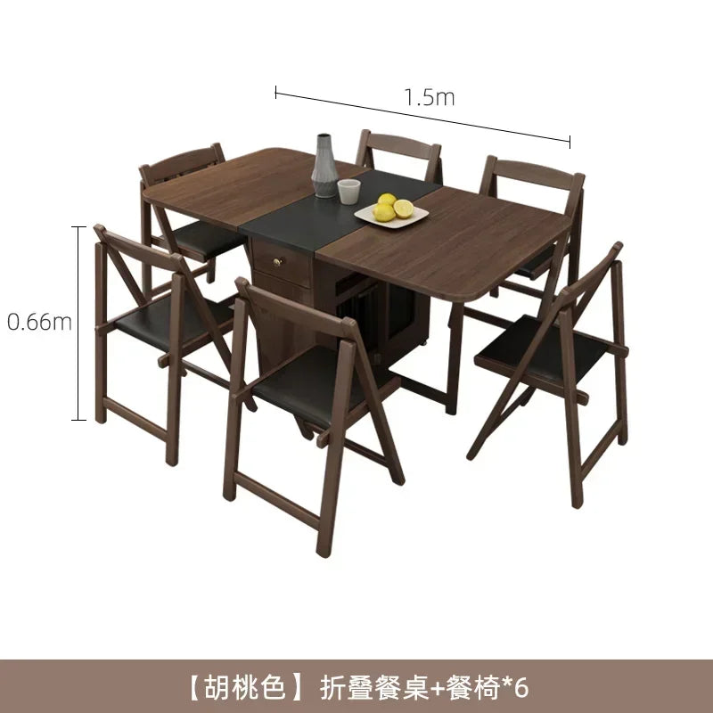 Folding wooden party and study table for kids by MC The Black Diamond, featuring a compact design and sturdy construction.