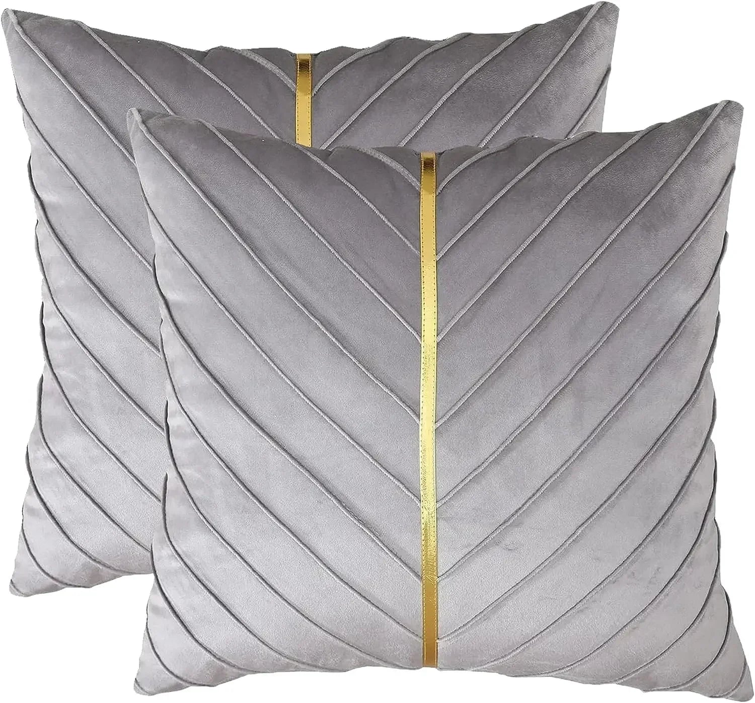 Set of two luxury modern pillow covers by 𝕄𝕔 𝕋𝕙𝕖 𝔹𝕝𝕒𝕔𝕜 𝔻𝕚𝕒𝕞𝕠𝕟
