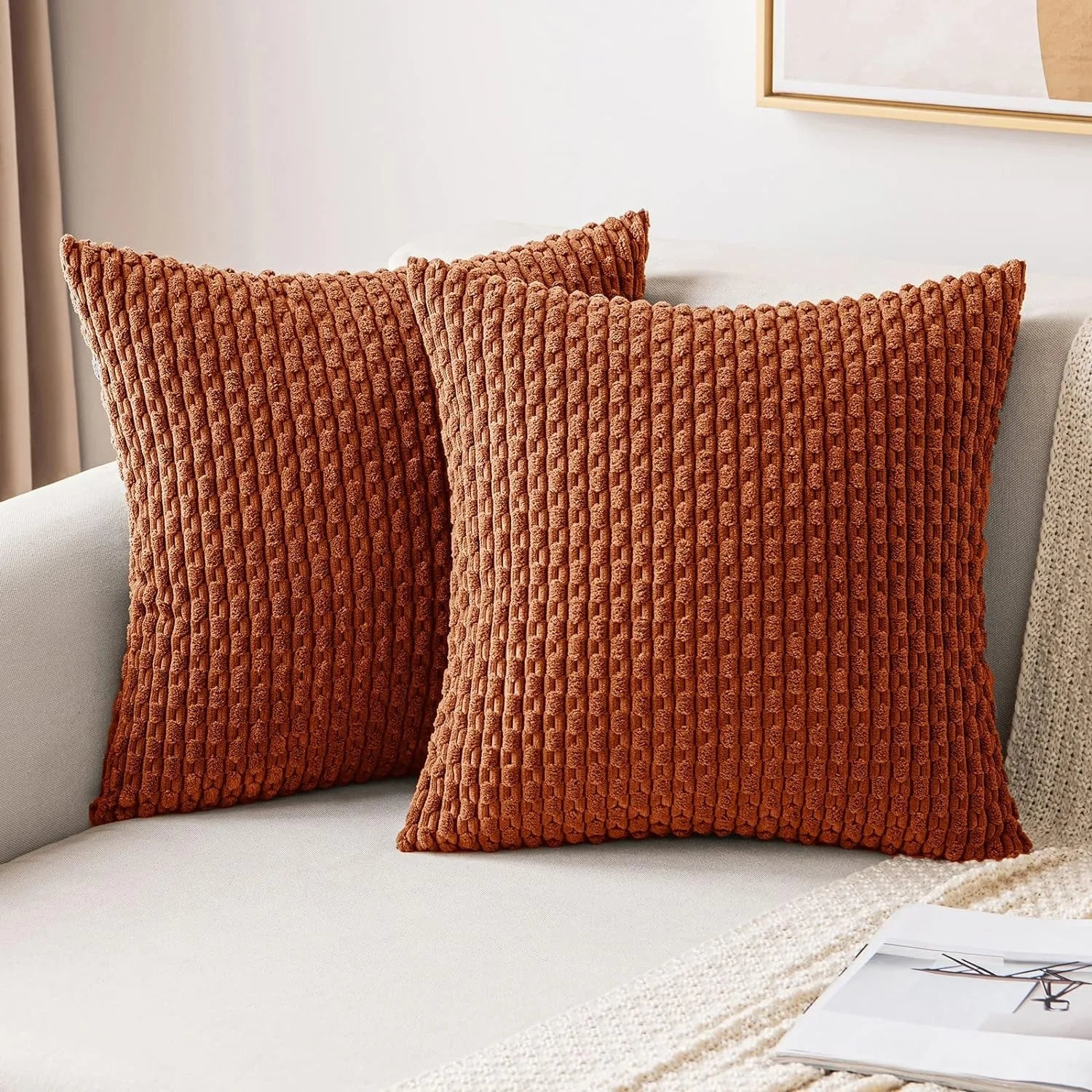 Dark green 16x16 inch corduroy throw pillow cover by 𝕄𝕔 𝕋𝕙𝕖 𝔹𝕝𝕒𝕔𝕜 𝔻𝕚𝕒𝕞