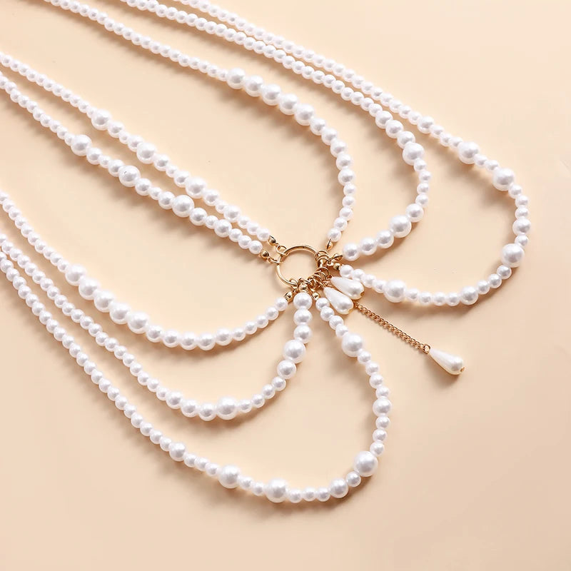 Multilayer pearl waist chain for women by ๐๐ฎ ๐๐๐ ๐น๐๐๐๐ ๐ป๐๐๐๐ ๏ฟฝ