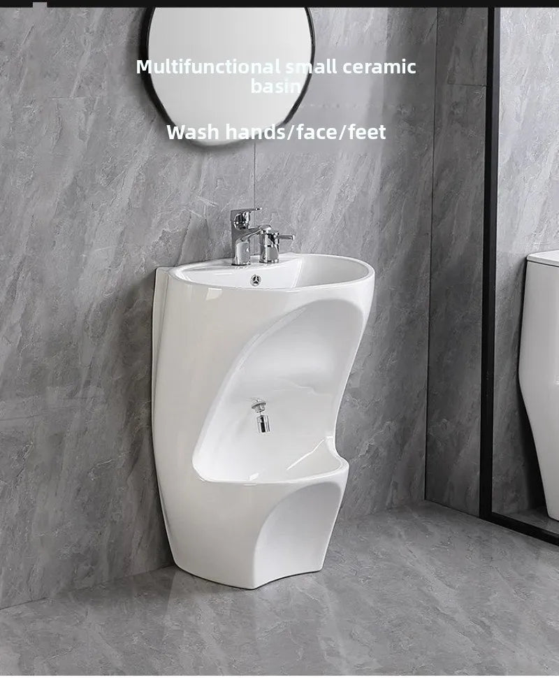 Wudu Basin Ceramic Wall Mounted Basin Floor Standing Footbath Muslim Wudu Foot Wash Basin - 𝕄𝕮 𝕋𝕙𝕖 𝔹𝕝𝕒𝕔𝕜 𝔻𝕚𝕒𝕞𝕠𝕟𝕕