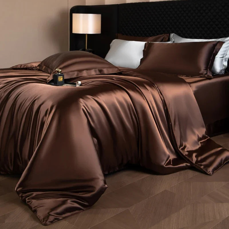 Luxury silk bedsheet set by 𝕄𝕔 𝕋𝕙𝕖 𝔹𝕝𝕒𝕔𝕜 𝔻𝕚𝕒𝕞𝕠𝕟�