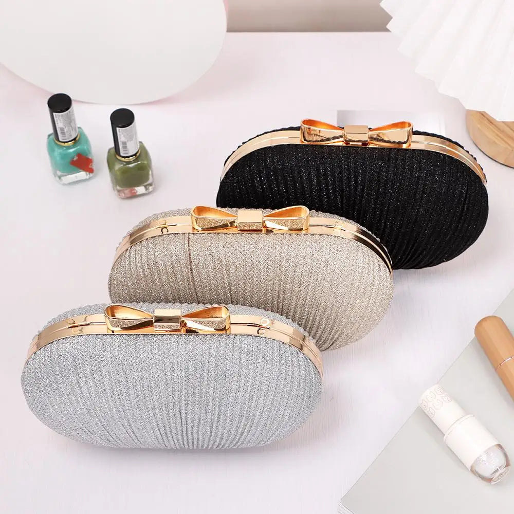 MC THE BLACK DIAMOND wedding bridal clutch handbag for women, evening party bag with chain, elegant hand bag for special occasions