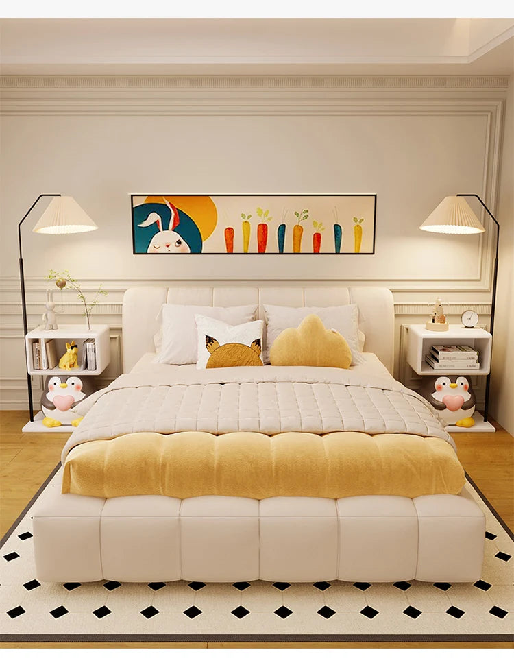 Cute penguin-themed bedside table by MC THE BLACK DIAMOND, children&