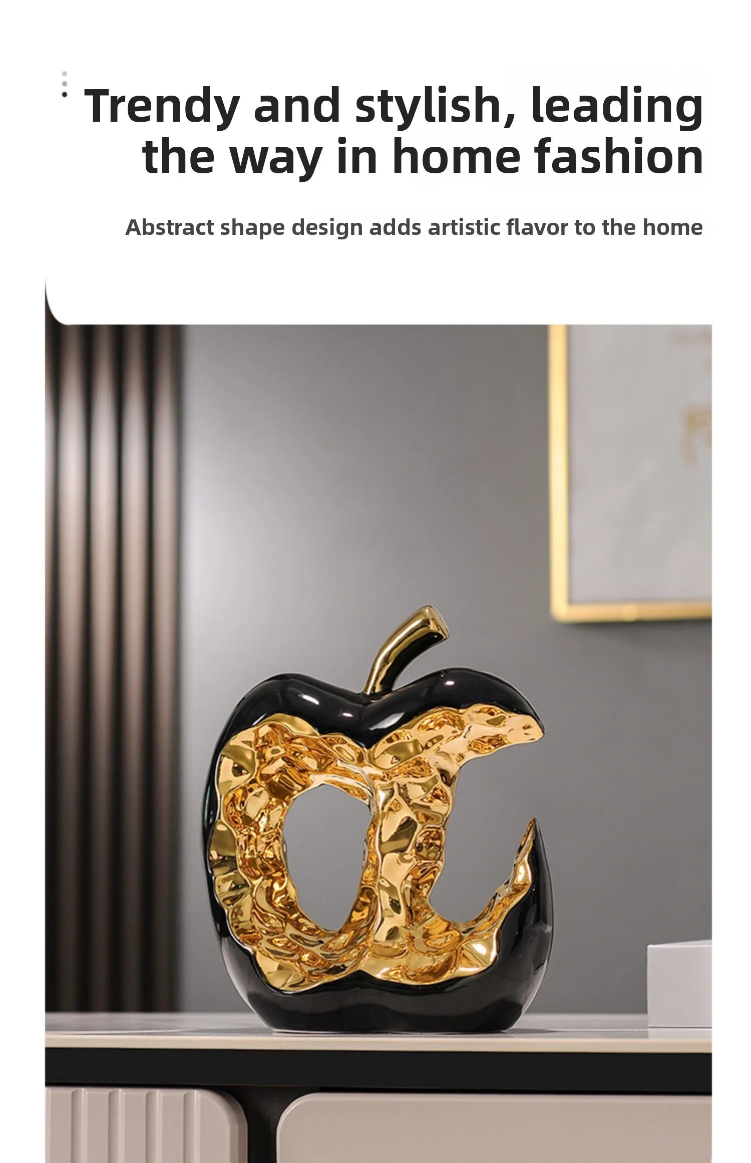 Light Luxury Home Decor Ceramic Apple Ornament Modern Living Room TV Cabinet Wine Cabinet High-end Art Decorative Figurines Gift - ๐๐ฎ ๐๐๐ ๐น๐๐๐๐ ๐ป๐๐๐๐ ๐๐