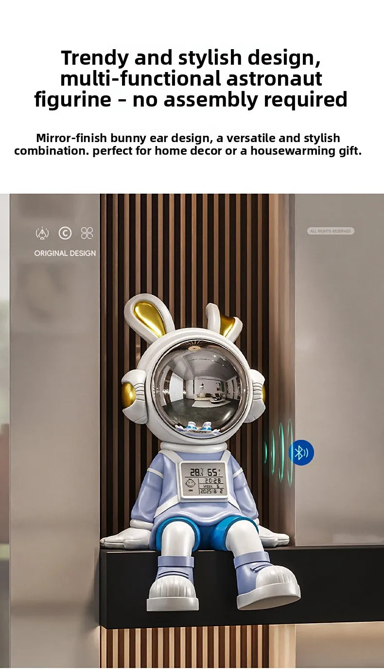 Astronaut Rabbit Sitting Desk Decoration Nordic Luxury Living Room Entrance TV Cabinet Decorative Figurines Housewarming Gift - ๐๐ฎ ๐๐๐ ๐น๐๐๐๐ ๐ป๐๐๐๐ ๐๐