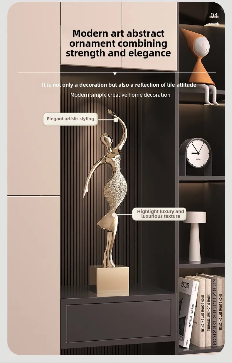 Electroplated abstract figure sculpture by 𝕄𝕮 𝕋𝕙𝕖 𝔹𝕝𝕒𝕔𝕜 𝔻𝕚𝕒𝕞𝕠𝕟