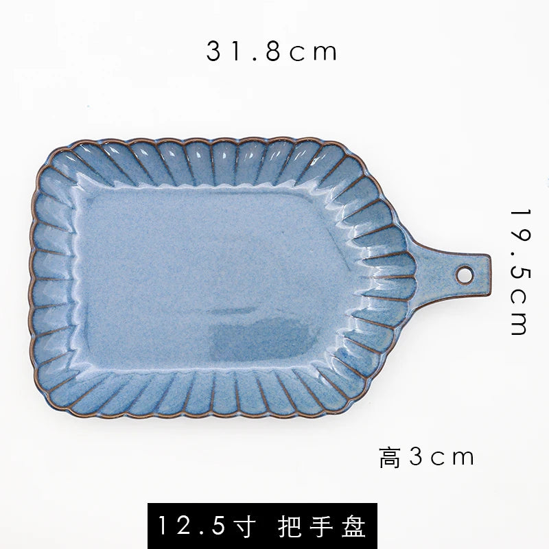Retro ceramic dinner plate by ๐๐ฎ ๐๐๐ ๐น๐๐๐๐ ๐ป๐๐๐๐ ๐๐