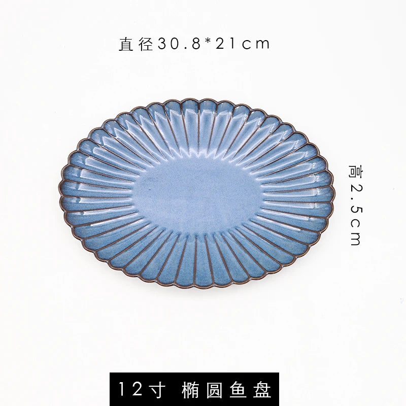 Retro ceramic dinner plate by ๐๐ฎ ๐๐๐ ๐น๐๐๐๐ ๐ป๐๐๐๐ ๐๐