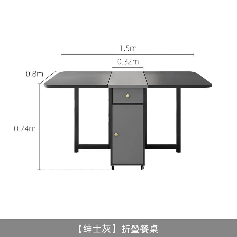 Folding wooden party dining kids study table by MC THE BLACK DIAMOND, suitable for home or classroom use.