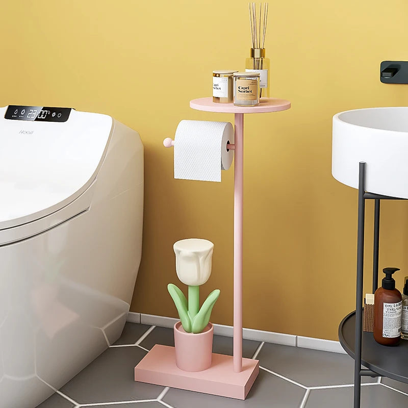 Nordic simple household decoration Bear figurine toilet roll paper rack floor decoration storage rack beside bathroom toilet - ๐๐ฎ ๐๐๐ ๐น๐๐๐๐ ๐ป๐๐๐๐ ๐๐