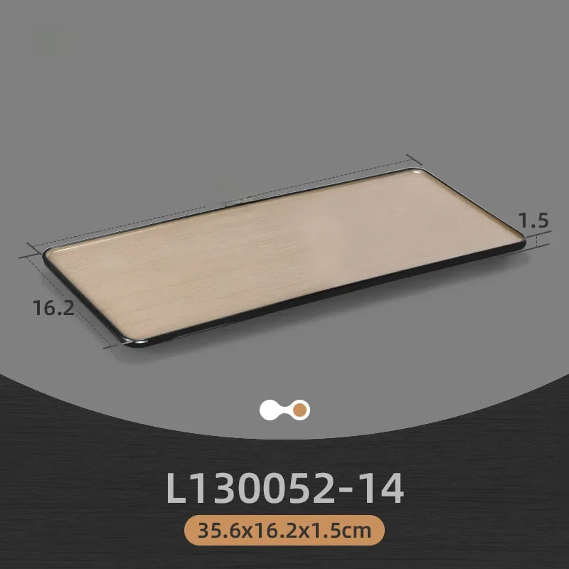 Rectangular Japanese-style Melamine dinner plates by 𝕄𝕔 𝕋𝕙𝕖 𝔹𝕝𝕒𝕔𝕜 𝔻𝕚𝕒𝕞𝕠�