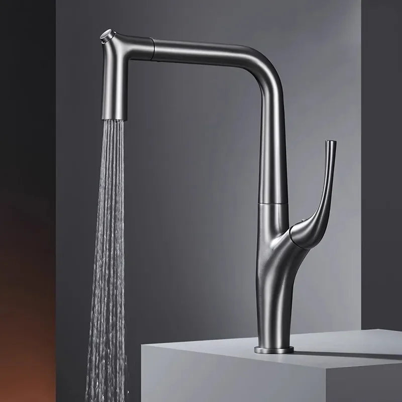 Black brass pull-out water filter tap for kitchen sink, 3-way deck-mounted faucet by ๐๐ ๐๐๐ ๐น๐๐๐๐ ๐ป๐๏ฟฝ