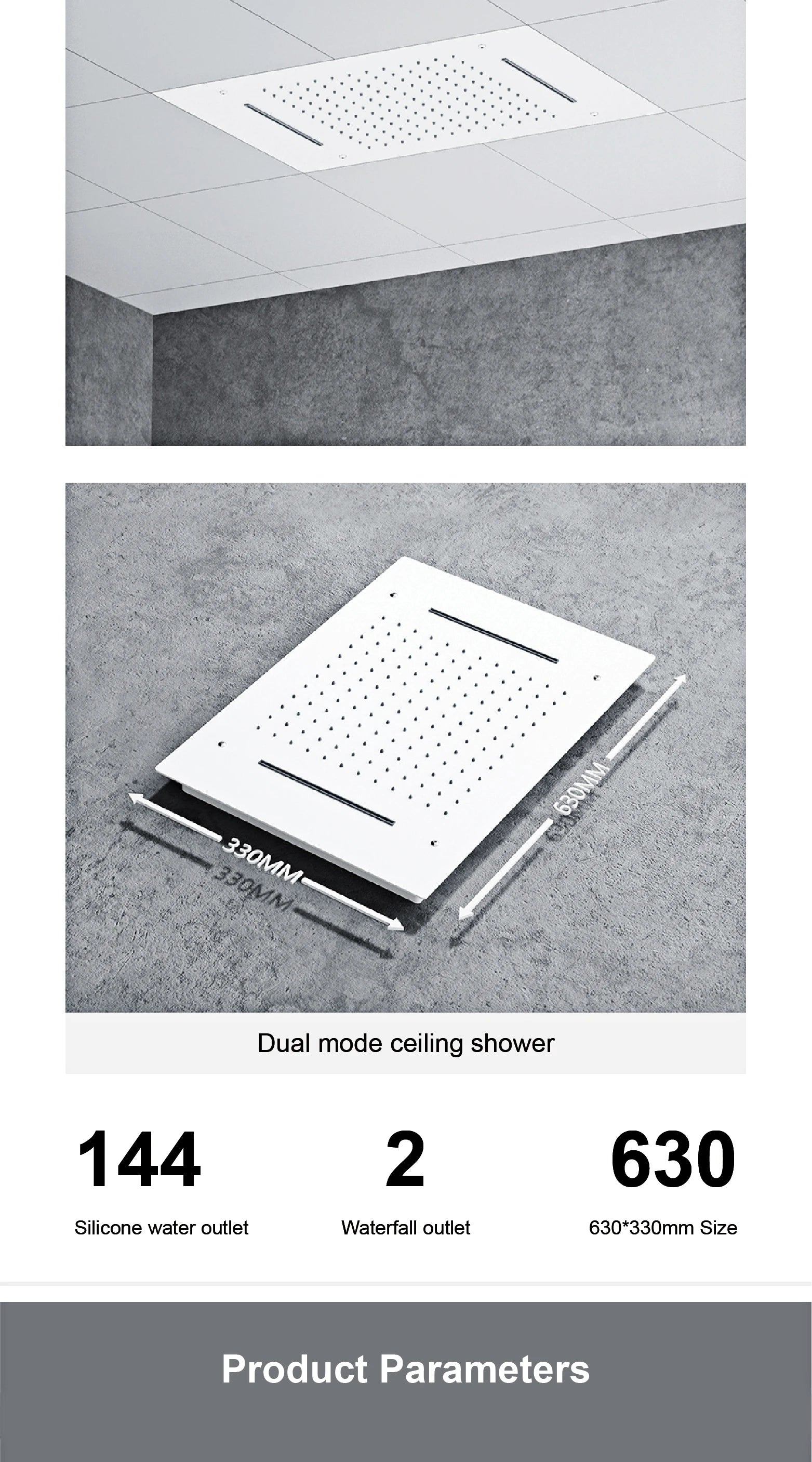 Luxury brass gun gray bath shower system with LED digital display and embedded hot and cold water faucet by 𝕄𝕔 𝕋𝕙𝕖 𝔹𝕝𝕒𝕔𝕜 𝔻𝕚�