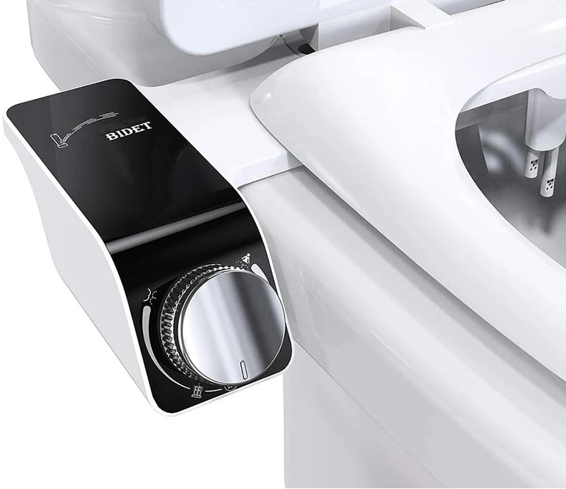 Bidet Toilet Seat Attachment Non-Electric Self-Cleaning Dual Nozzles Wash Hot Cold Mixer Water Lady Bathroom Accessories Sprayer - https://mohammadcollection.com