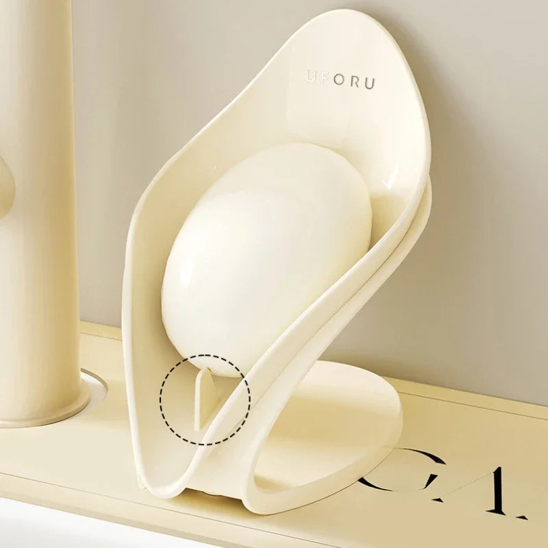 Modern Light Luxury Bathroom Soap Holder - Multi-Functional Countertop Storage Box with Self-Draining Design & Leak-Proof Base - https://mohammadcollection.com