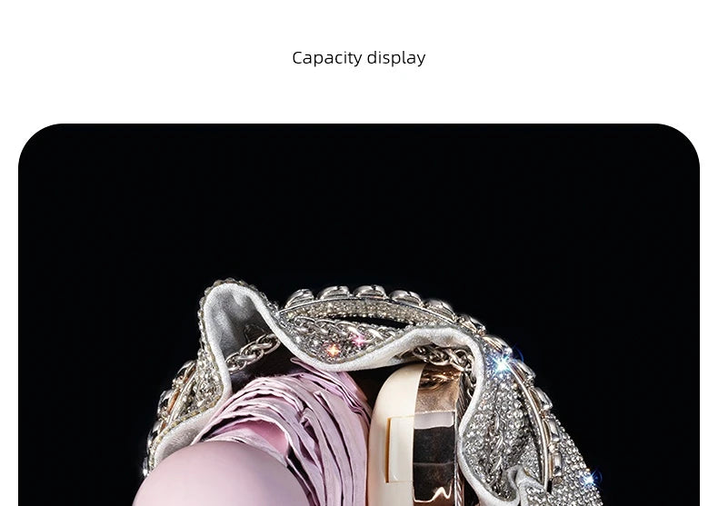 Luxury Diamond Evening Bag by 𝕄𝕔 𝕋𝕙𝕖 𝔹𝕝𝕒𝕔𝕜 𝔻𝕚𝕒𝕞𝕠𝕟𝕕