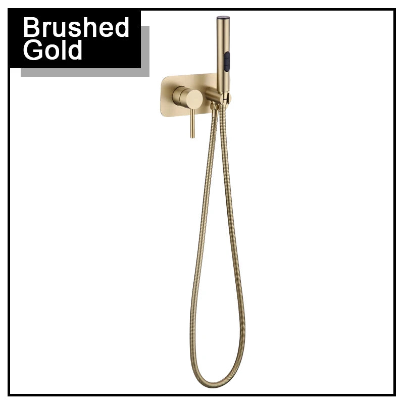 Wall Mounted Bidet Sprayer Faucet