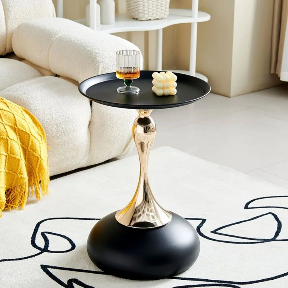 Nordic Sofa Side Table High-end Corner Tables Living Room Mini Table Balcony Coffee Tables Storage Rack Iron Bedside Table - https://mohammadcollection.com