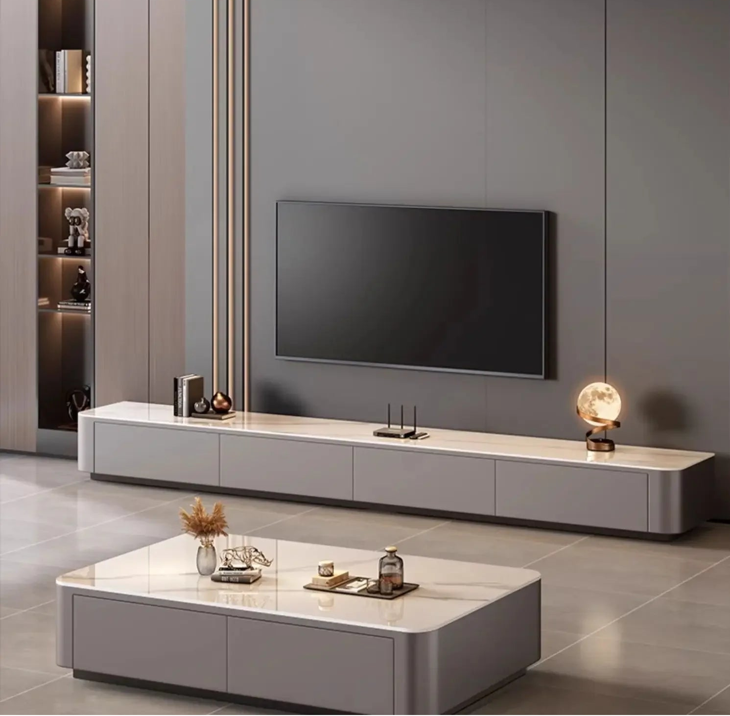 Luxury Nordic-style TV stand by 𝕄𝕔 𝕋𝕙𝕖 𝔹𝕝𝕒𝕔𝕜 𝔻𝕚𝕒𝕞𝕠𝕟�