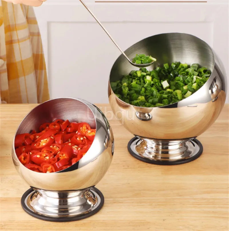 Stainless steel oblique mouthed sauce bowl with lid, suitable for hot pot, salad, and seasoning, by ๐๐ฎ ๐๐๐ ๐น๐๐๐๐ ๐ป