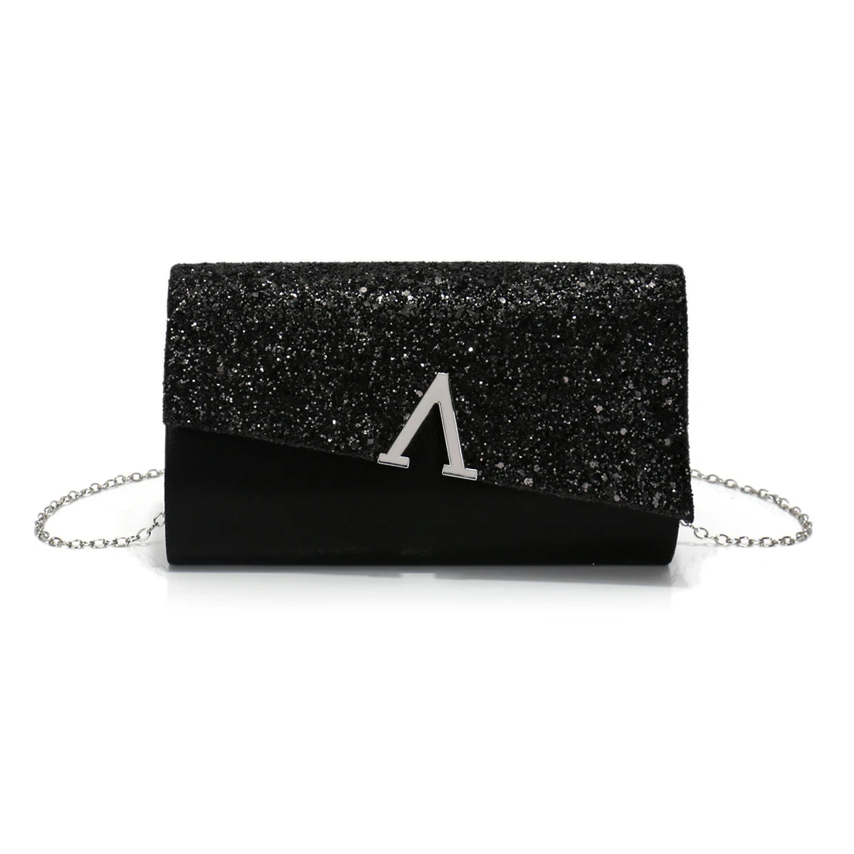 Black metal chain glam evening bag by ๐๐ ๐๐๐ ๐น๐๐๐๐ ๐ป๐๐๐๐ ๐๏ฟฝ
