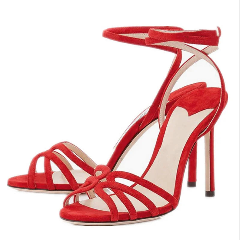 Black high-heeled sandals by 𝕄𝕮 𝕋𝕙𝕖 𝔹𝕝𝕒𝕔𝕜 𝔻𝕚𝕒𝕞𝕠𝕟�