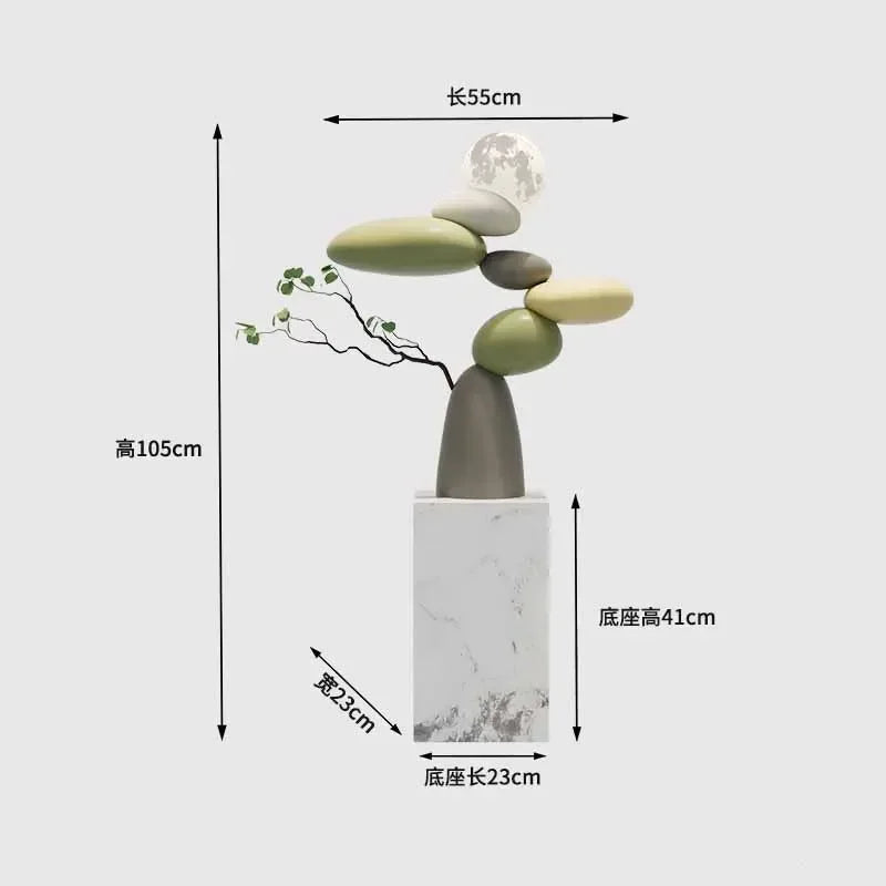 Large glowing Feng Shui stone statue by ๐๐ ๐๐๐ ๐น๐๐๐๐ ๐ป๐๐๐๐ ๐๏ฟฝ