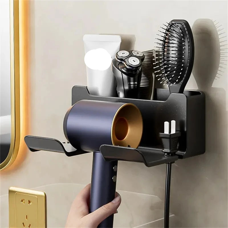 Bathroom hair dryer organizer storage by 𝕄𝕔 𝕋𝕙𝕖 𝔹𝕝𝕒𝕔𝕜 𝔻𝕚𝕒𝕞𝕠𝕟�