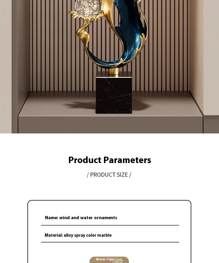 High End Atmosphere Home Accessories Metal Figurine Living Room Feng Shui Ornament Hotel Entrance Niche Office Desk Decoration - ๐๐ฎ ๐๐๐ ๐น๐๐๐๐ ๐ป๐๐๐๐ ๐๐