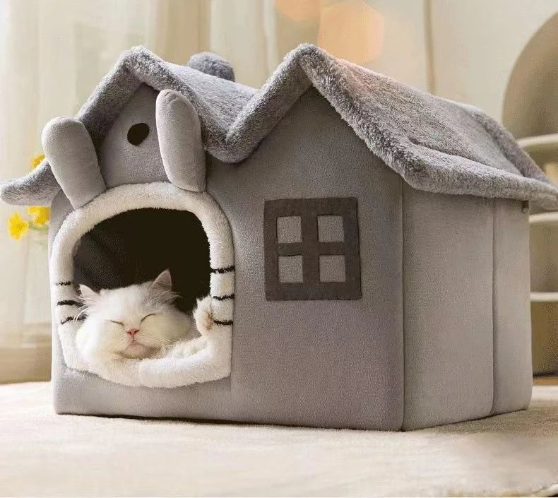Foldable puppy house by MC THE BLACK DIAMOND, small dog kennel and cozy bed with a compact, portable design for pets.