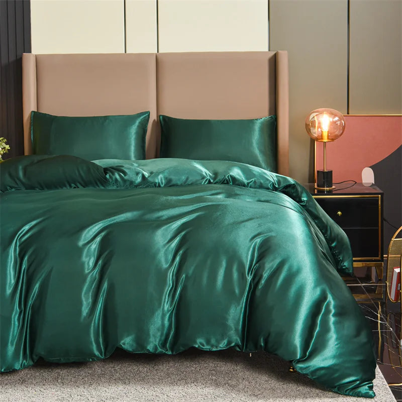 Set of three satin duvet cover bedding sets from 𝕄𝕔 𝕋𝕙𝕖 𝔹𝕝𝕒𝕔𝕜 𝔻𝕚𝕒𝕞𝕠�