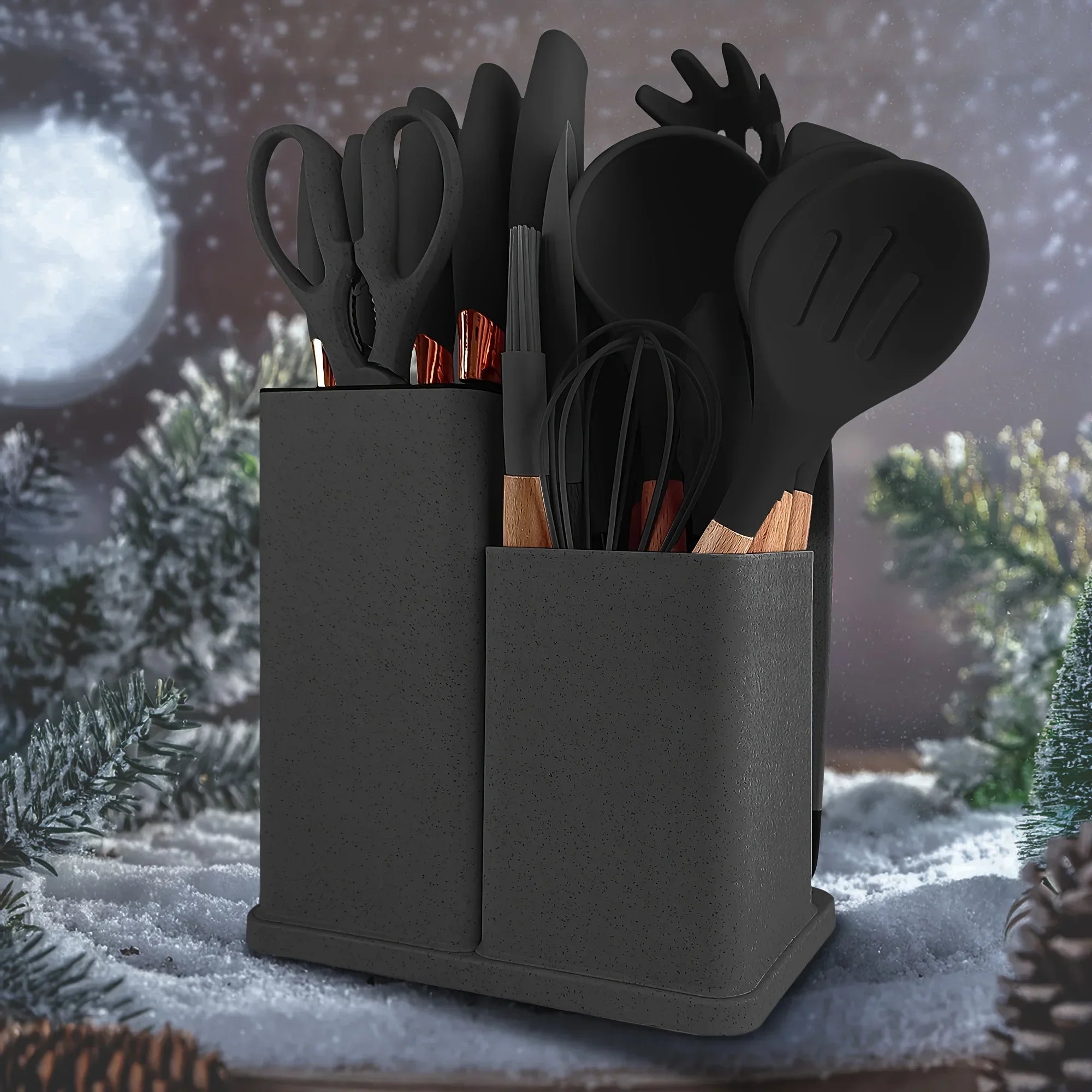 Set of 19 non-stick silicone kitchen utensils from ๐๐ ๐๐๐ ๐น๐๐๐๐ ๐ป๐๐๐๐ ๏ฟฝ