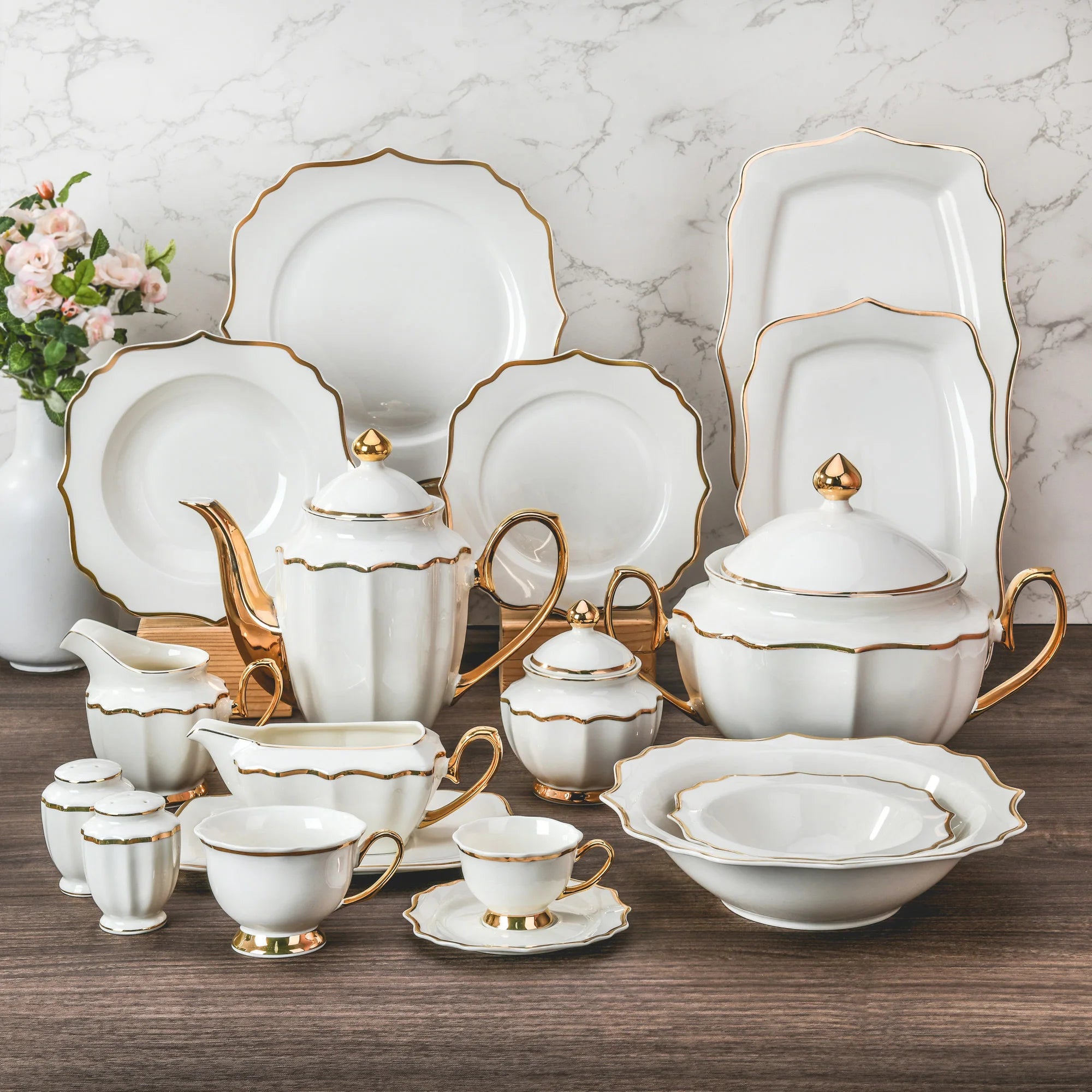 Luxury porcelain dinnerware set by ๐๐ ๐๐๐ ๐น๐๐๐๐ ๐ป๐๐๐๐ ๐๏ฟฝ