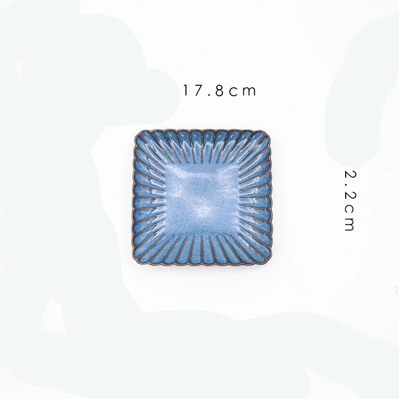 MC THE BLACK DIAMOND dinnerware set with variable glaze finish, Western-style tableware for elegant dining.